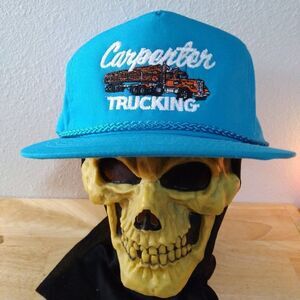 Vintage Carpenter Trucking Logging Rope Trucker Hat